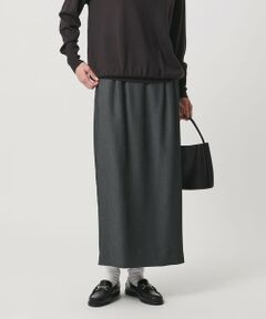 UNITED ARROWS / ユナイテッドアローズ ロング・マキシ丈スカート | 2タック デニムライク ロングスカート ‐ウォッシャブル‐