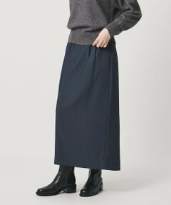 UNITED ARROWS / ユナイテッドアローズ ロング・マキシ丈スカート | 2タック デニムライク ロングスカート ‐ウォッシャブル‐