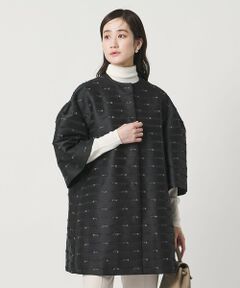 UNITED ARROWS / ユナイテッドアローズ ノーカラージャケット | リボン カットジャガード コート