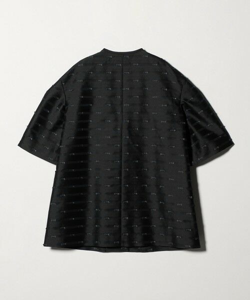 UNITED ARROWS / ユナイテッドアローズ ノーカラージャケット | リボン カットジャガード コート | 詳細10