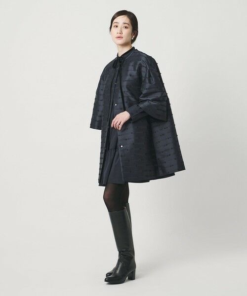 UNITED ARROWS / ユナイテッドアローズ ノーカラージャケット | リボン カットジャガード コート | 詳細15