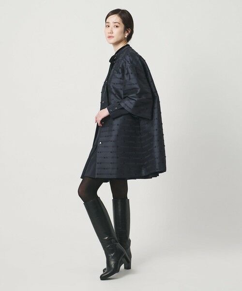 UNITED ARROWS / ユナイテッドアローズ ノーカラージャケット | リボン カットジャガード コート | 詳細16