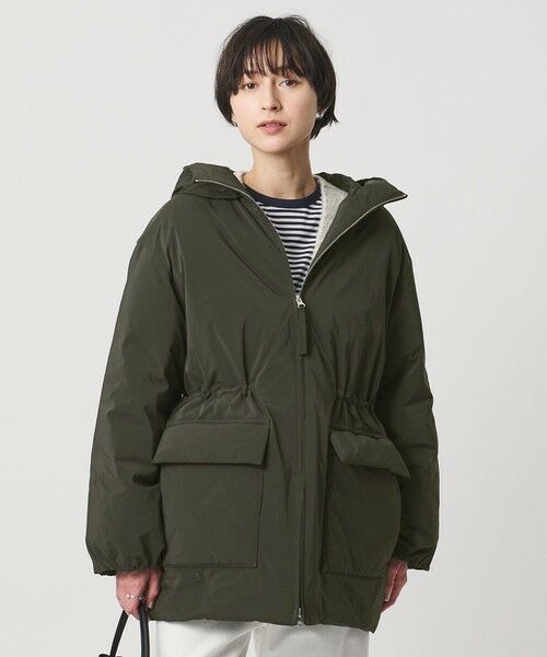 UNITED ARROWS / ユナイテッドアローズ ダウンジャケット・ベスト | フーディド ダウンコート(OLIVE)