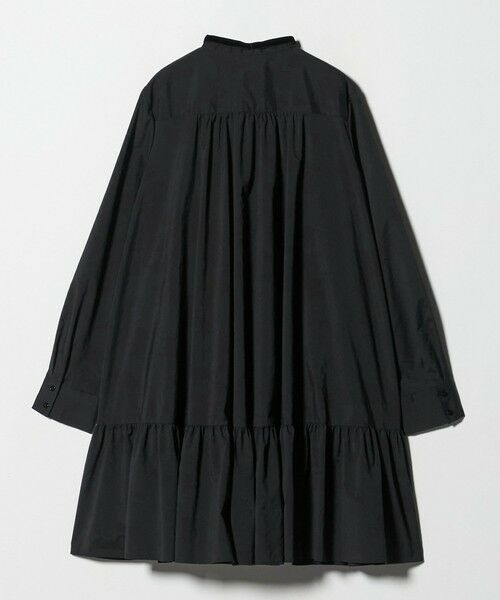 UNITED ARROWS / ユナイテッドアローズ ロング・マキシ丈ワンピース | タフタ ギャザー ティアードワンピース ‐ウォッシャブル‐ | 詳細5