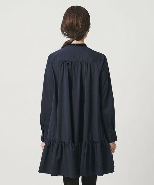 UNITED ARROWS / ユナイテッドアローズ ロング・マキシ丈ワンピース | タフタ ギャザー ティアードワンピース ‐ウォッシャブル‐ | 詳細14