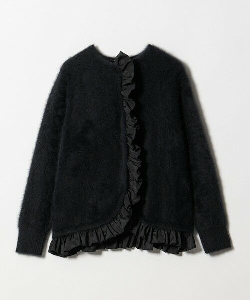 UNITED ARROWS / ユナイテッドアローズ カーディガン・ボレロ | フォックスカシミヤ フリルコンビ カーディガン | 詳細5