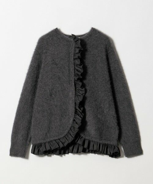 UNITED ARROWS / ユナイテッドアローズ カーディガン・ボレロ | フォックスカシミヤ フリルコンビ カーディガン | 詳細14