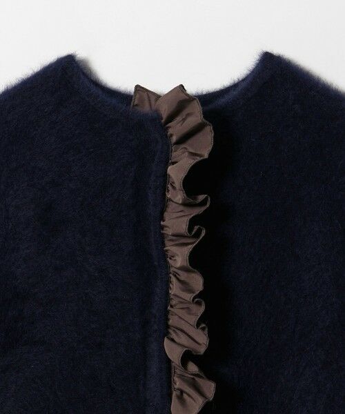 UNITED ARROWS / ユナイテッドアローズ カーディガン・ボレロ | フォックスカシミヤ フリルコンビ カーディガン | 詳細22
