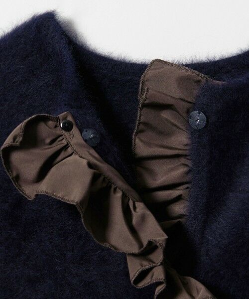 UNITED ARROWS / ユナイテッドアローズ カーディガン・ボレロ | フォックスカシミヤ フリルコンビ カーディガン | 詳細25