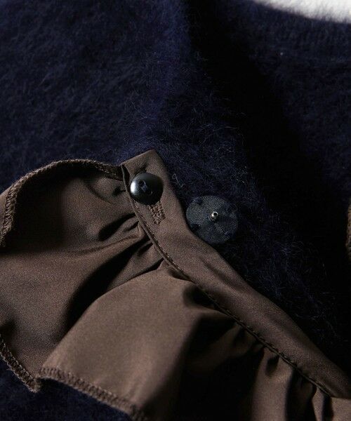 UNITED ARROWS / ユナイテッドアローズ カーディガン・ボレロ | フォックスカシミヤ フリルコンビ カーディガン | 詳細26