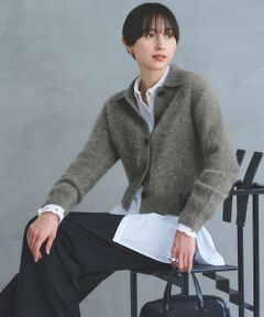 UNITED ARROWS / ユナイテッドアローズ カーディガン・ボレロ | フォックスカシミヤ ニットポロ カーディガン
