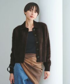 UNITED ARROWS / ユナイテッドアローズ カーディガン・ボレロ | フォックスカシミヤ ニットポロ カーディガン