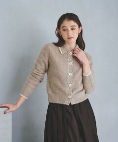 UNITED ARROWS / ユナイテッドアローズ カーディガン・ボレロ | フォックスカシミヤ ニットポロ カーディガン