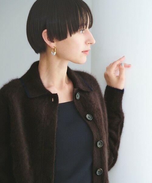 UNITED ARROWS / ユナイテッドアローズ カーディガン・ボレロ | フォックスカシミヤ ニットポロ カーディガン | 詳細9