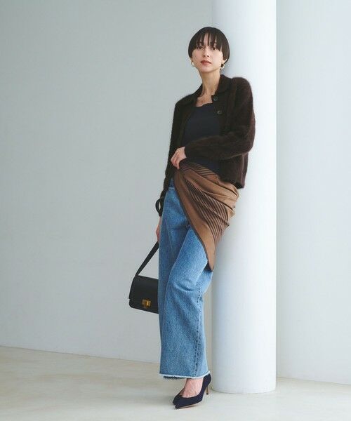 UNITED ARROWS / ユナイテッドアローズ カーディガン・ボレロ | フォックスカシミヤ ニットポロ カーディガン | 詳細11