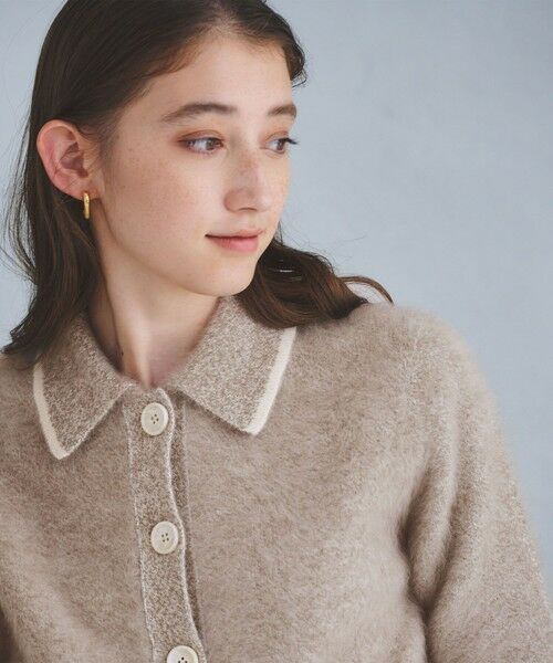 UNITED ARROWS / ユナイテッドアローズ カーディガン・ボレロ | フォックスカシミヤ ニットポロ カーディガン | 詳細19