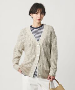 UNITED ARROWS / ユナイテッドアローズ カーディガン・ボレロ | カラーミックス インレイド カーディガン