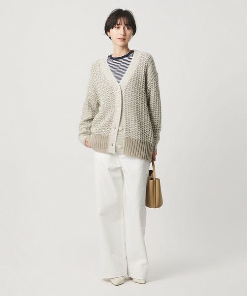 UNITED ARROWS / ユナイテッドアローズ カーディガン・ボレロ | カラーミックス インレイド カーディガン | 詳細2