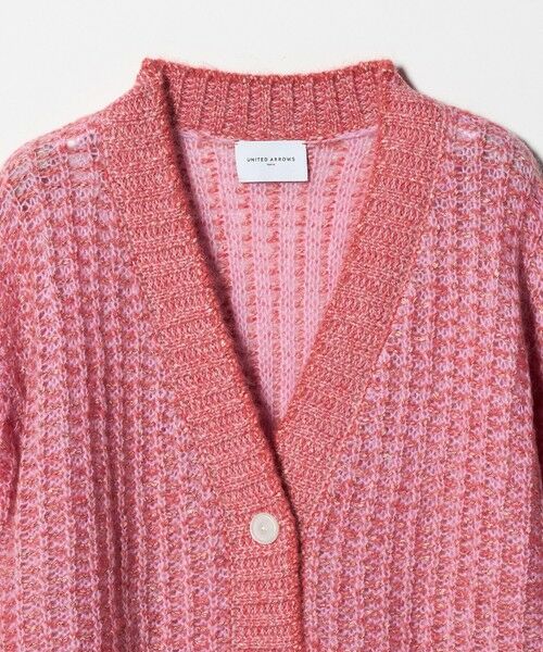 UNITED ARROWS / ユナイテッドアローズ カーディガン・ボレロ | カラーミックス インレイド カーディガン | 詳細16