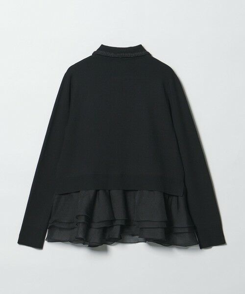UNITED ARROWS / ユナイテッドアローズ カーディガン・ボレロ | レディー ポロコンビ  ロングスリーブニット | 詳細1