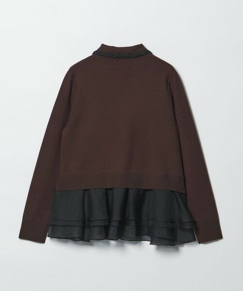 UNITED ARROWS / ユナイテッドアローズ カーディガン・ボレロ | レディー ポロコンビ  ロングスリーブニット | 詳細4