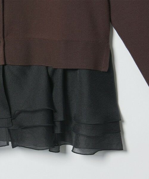 UNITED ARROWS / ユナイテッドアローズ カーディガン・ボレロ | レディー ポロコンビ  ロングスリーブニット | 詳細7