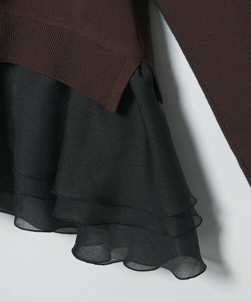 UNITED ARROWS / ユナイテッドアローズ カーディガン・ボレロ | レディー ポロコンビ  ロングスリーブニット | 詳細8