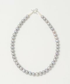 UNITED ARROWS / ユナイテッドアローズ ネックレス・ペンダント・チョーカー | ＜les bonbon＞lunelle GRAY パール ネックレス