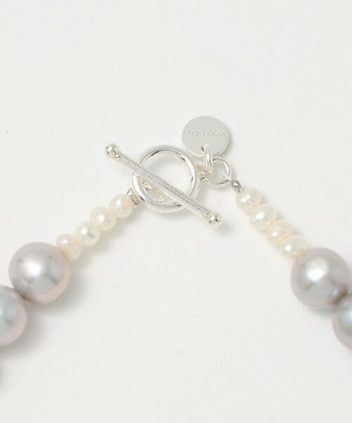 UNITED ARROWS / ユナイテッドアローズ ネックレス・ペンダント・チョーカー | ＜les bonbon＞lunelle GRAY パール ネックレス | 詳細3