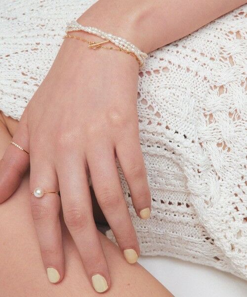 UNITED ARROWS / ユナイテッドアローズ リング | ＜les bonbon＞K10 パール リング | 詳細1