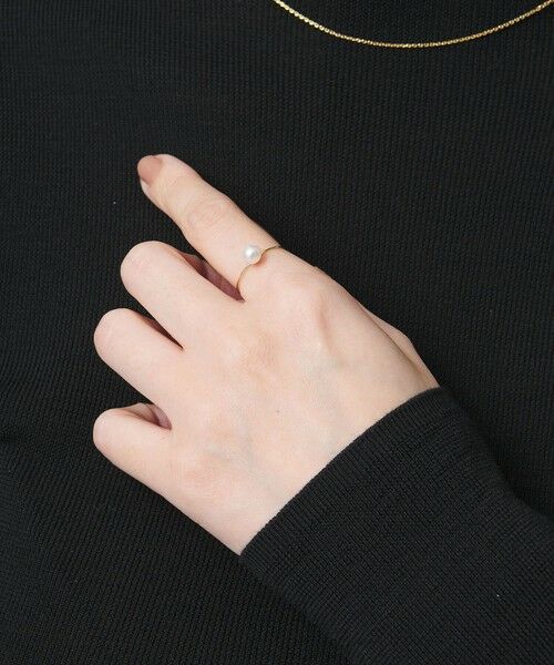 UNITED ARROWS / ユナイテッドアローズ リング | ＜les bonbon＞K10 パール リング | 詳細3