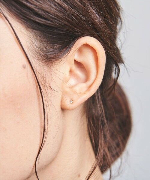UNITED ARROWS / ユナイテッドアローズ ピアス・イヤリング | ＜les bonbon＞10K DIA ピアス | 詳細4