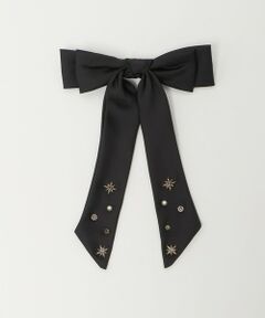 UNITED ARROWS / ユナイテッドアローズ カチューシャ・カチューム・その他 | ビジュー×サテン ナローリボン バレッタ