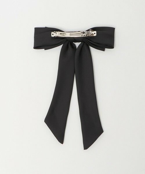 UNITED ARROWS / ユナイテッドアローズ カチューシャ・カチューム・その他 | ビジュー×サテン ナローリボン バレッタ | 詳細1