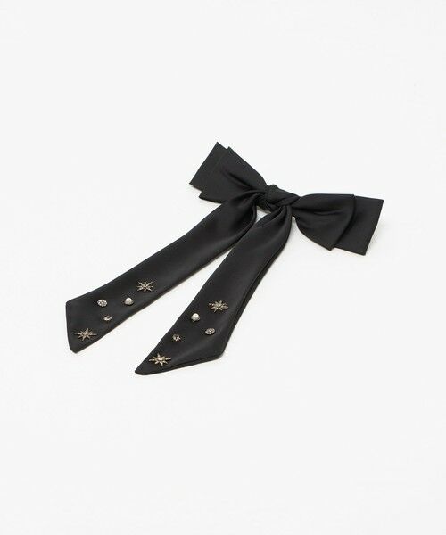 UNITED ARROWS / ユナイテッドアローズ カチューシャ・カチューム・その他 | ビジュー×サテン ナローリボン バレッタ | 詳細2