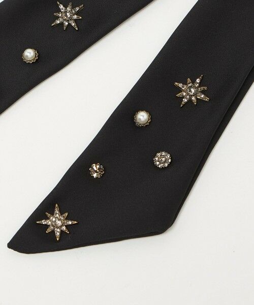 UNITED ARROWS / ユナイテッドアローズ カチューシャ・カチューム・その他 | ビジュー×サテン ナローリボン バレッタ | 詳細4