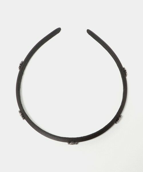 UNITED ARROWS / ユナイテッドアローズ カチューシャ・カチューム・その他 | ビジュー×サテン ヘッドバンド | 詳細1