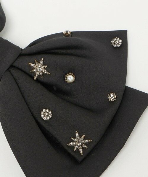 UNITED ARROWS / ユナイテッドアローズ カチューシャ・カチューム・その他 | ビジュー×サテン リボンバレッタ | 詳細3