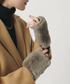 UNITED ARROWS / ユナイテッドアローズ 手袋 | レッキスラビットファー フィンガーレスグローブ