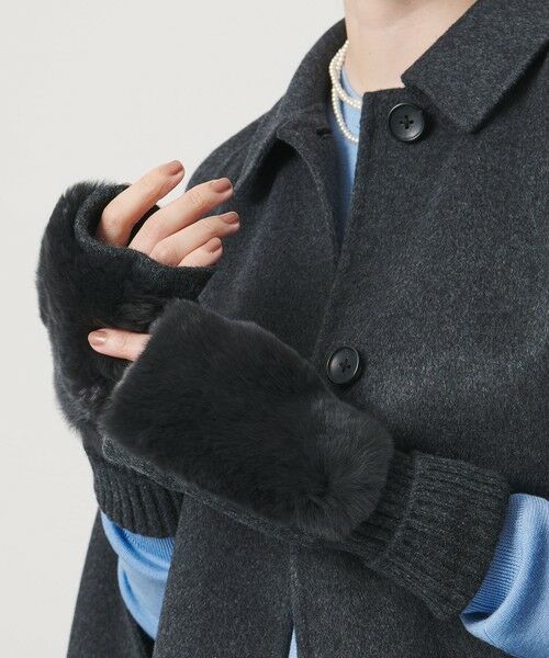 UNITED ARROWS / ユナイテッドアローズ 手袋 | レッキスラビットファー フィンガーレスグローブ | 詳細1