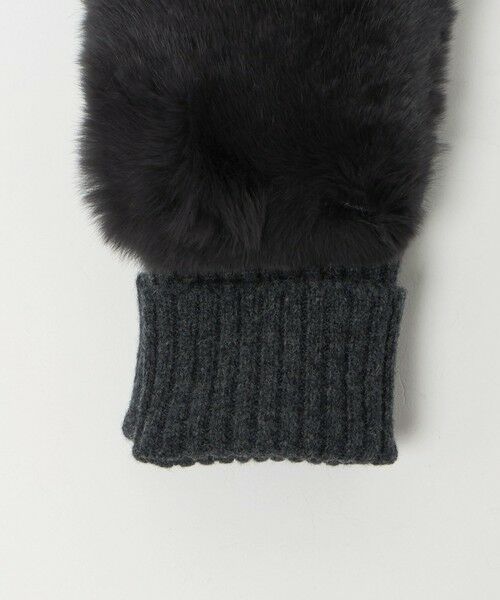 UNITED ARROWS / ユナイテッドアローズ 手袋 | レッキスラビットファー フィンガーレスグローブ | 詳細4