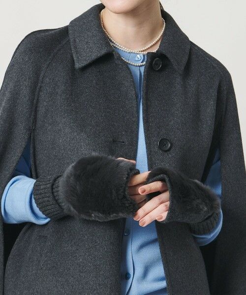 UNITED ARROWS / ユナイテッドアローズ 手袋 | レッキスラビットファー フィンガーレスグローブ | 詳細2