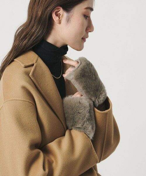 UNITED ARROWS / ユナイテッドアローズ 手袋 | レッキスラビットファー フィンガーレスグローブ | 詳細6