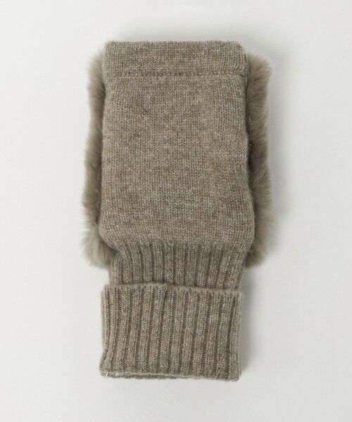 UNITED ARROWS / ユナイテッドアローズ 手袋 | レッキスラビットファー フィンガーレスグローブ | 詳細8