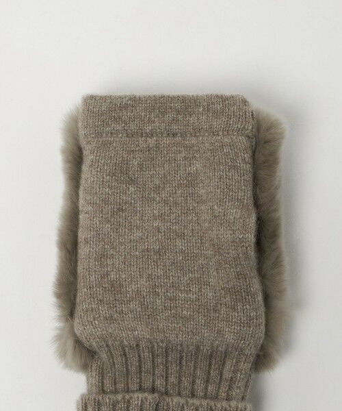 UNITED ARROWS / ユナイテッドアローズ 手袋 | レッキスラビットファー フィンガーレスグローブ | 詳細10