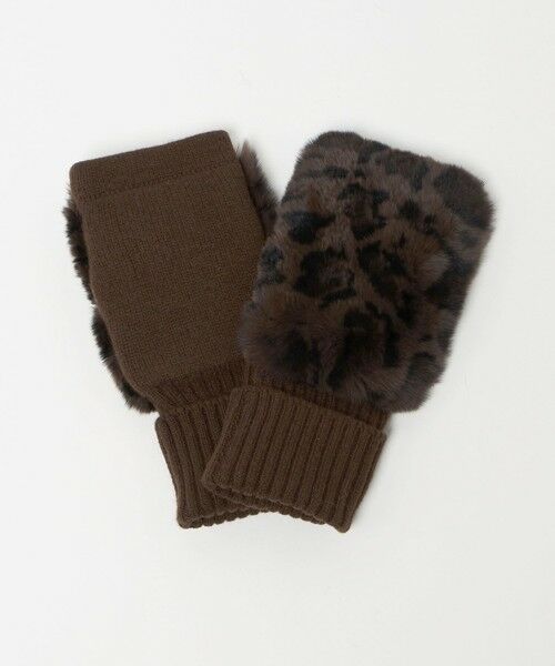 UNITED ARROWS / ユナイテッドアローズ 手袋 | レッキスラビットファー フィンガーレスグローブ | 詳細14
