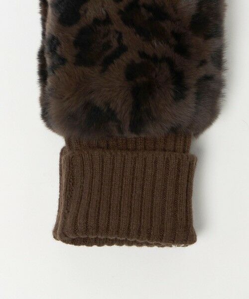 UNITED ARROWS / ユナイテッドアローズ 手袋 | レッキスラビットファー フィンガーレスグローブ | 詳細15