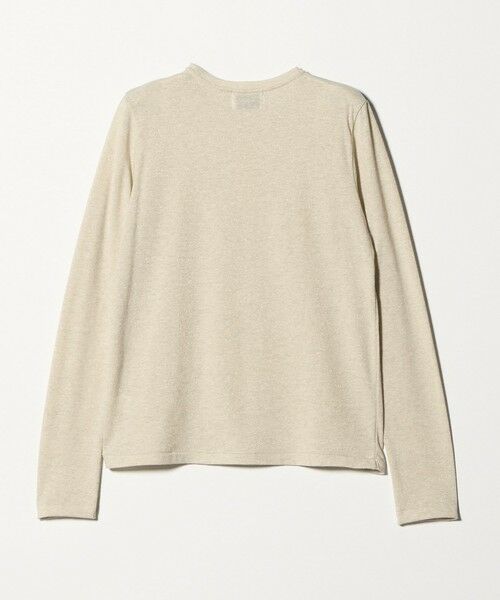UNITED ARROWS / ユナイテッドアローズ カットソー | ラメ テンジク ロングスリーブ カットソー ‐ウォッシャブル‐ | 詳細1