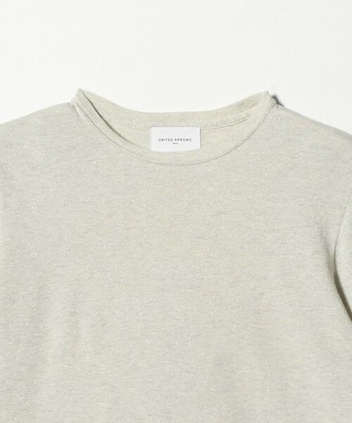 UNITED ARROWS / ユナイテッドアローズ カットソー | ラメ テンジク ロングスリーブ カットソー ‐ウォッシャブル‐ | 詳細5