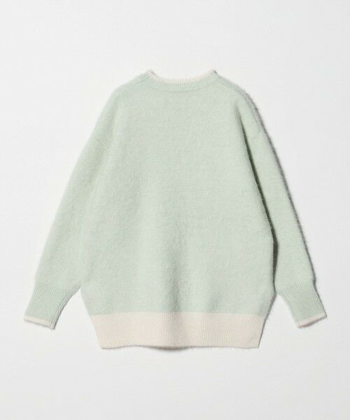 UNITED ARROWS / ユナイテッドアローズ ニット・セーター | フォックスカシミヤ バイカラー クルーネックニット | 詳細1